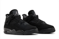 Jordan Mid-Top Sneakers – All Black with Grid Detailing