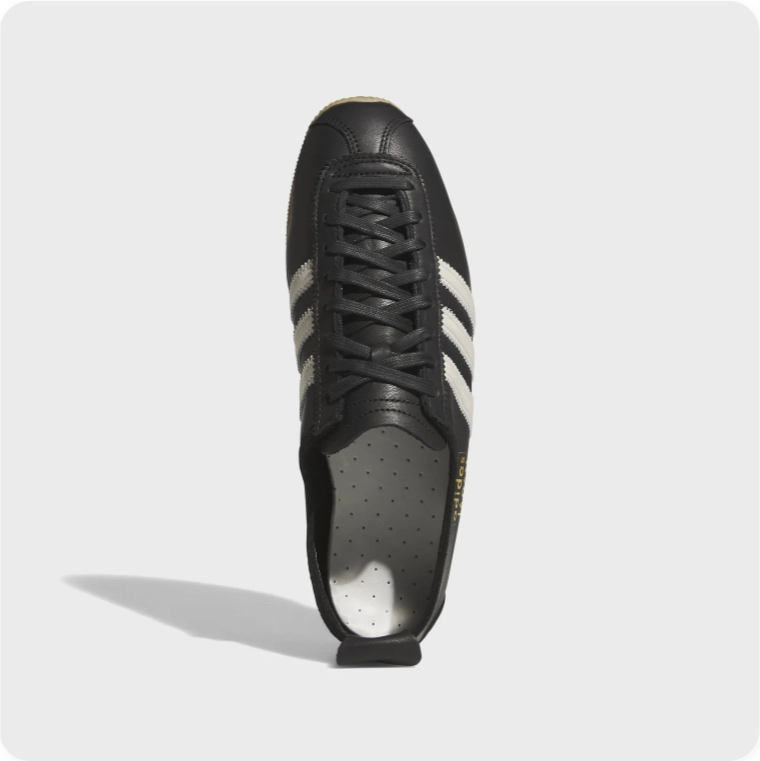 adidas Japan Low-Top Sneakers – Black & Cream with Gum Sole