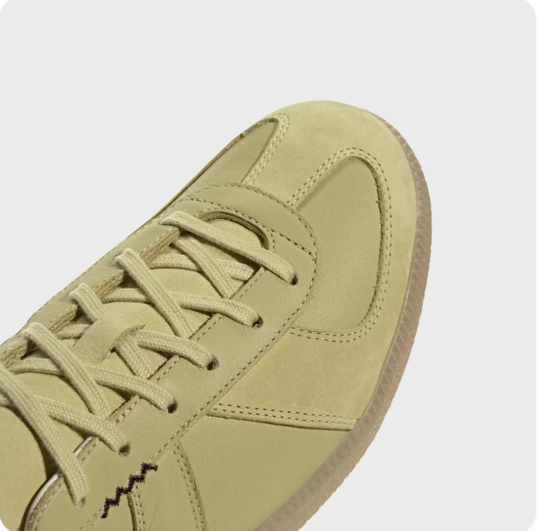 adidas Low-Top Sneakers – Pale Olive with Tonal Laces