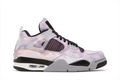 Air Jordan 4 Sneakers – Pastel Lavender with Black & Grey Accents