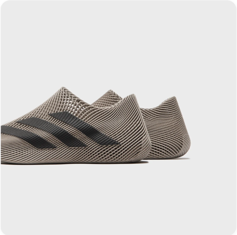 adidas Ribbed Low-Top Sneakers – Taupe with Black Stripes