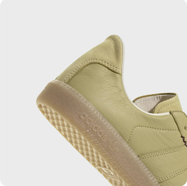 adidas Low-Top Sneakers – Pale Olive with Tonal Laces