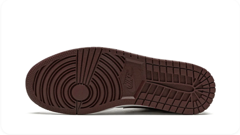 Air Jordan 1 Low Sneakers – Brown & White