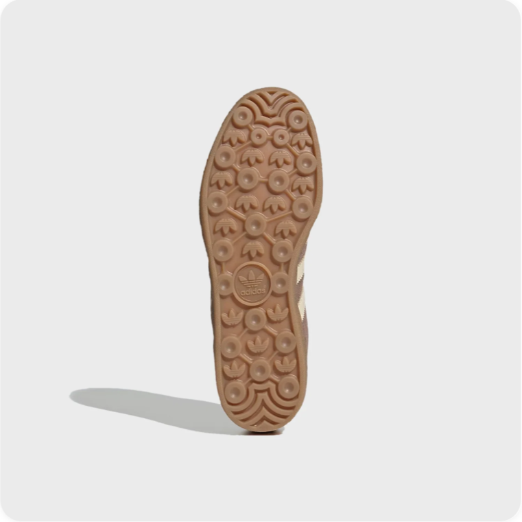 adidas Gazelle Sneakers – Taupe & Cream with Gum Sole