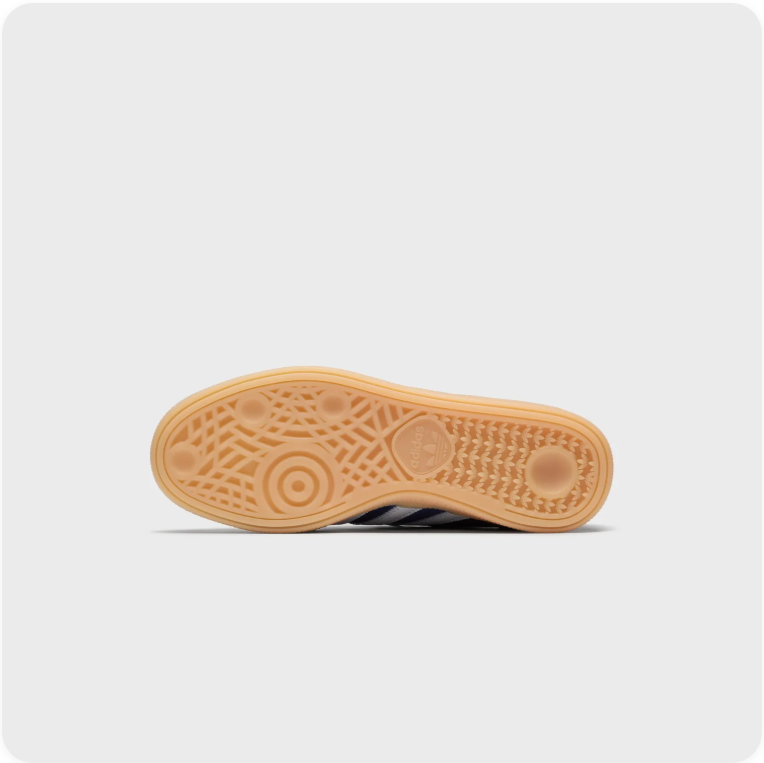 adidas Low-Top Sneakers – Navy & White with Fold-Over Tongue