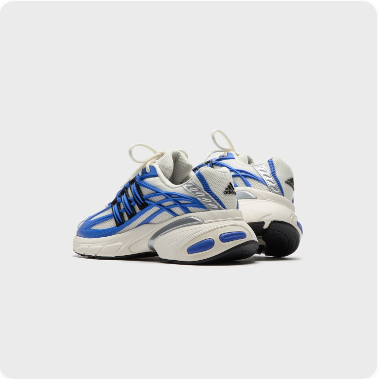 adidas Chunky Low-Top Sneakers – Blue, White & Silver