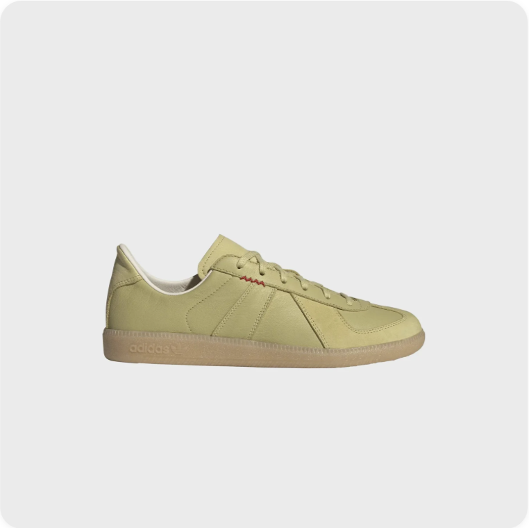 adidas Low-Top Sneakers – Pale Olive with Tonal Laces